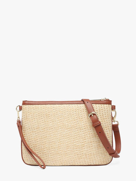 Sac Bandoulière Demetra Paille Valentino Beige demetra VBS9R917 vue secondaire 4