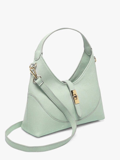 Sac Bandoulière Caviar Cuir Milano Vert caviar CA26022 vue secondaire 2