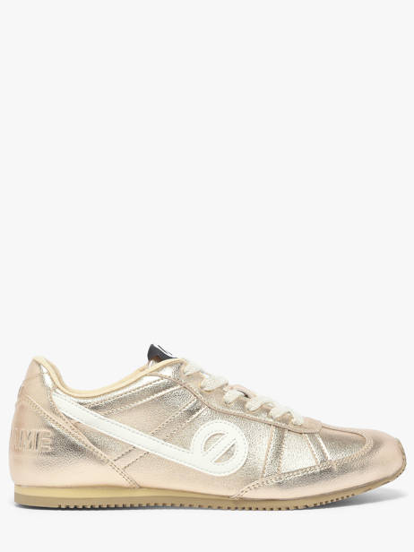 Sneakers In Leather No name Gold women ERX304EY