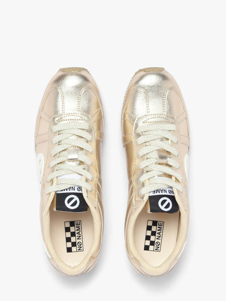 Sneakers In Leather No name Gold women ERX304EY other view 3