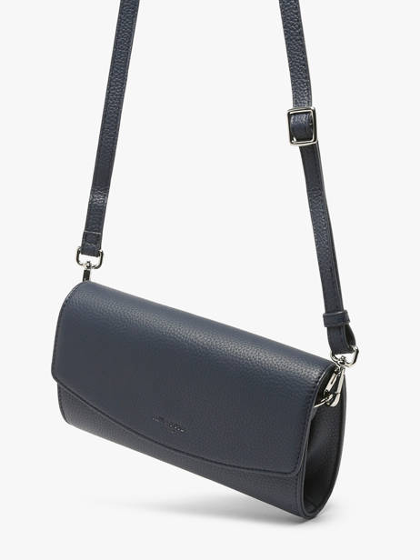 Leather Madrid Clutch With Shoulder Strap Hexagona Blue madrid 536554 other view 2