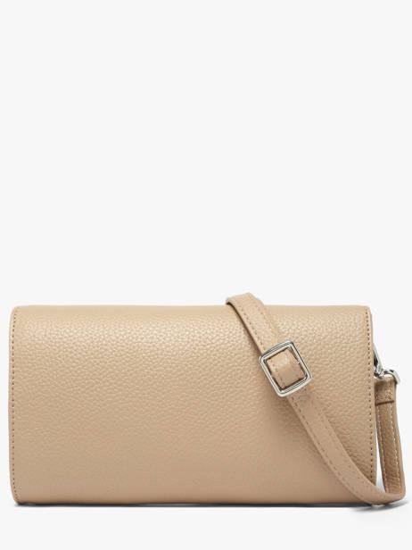 Leather Madrid Clutch With Shoulder Strap Hexagona Beige madrid 536554 other view 4