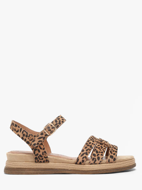 Sandales En Cuir Tamaris Beige women 46