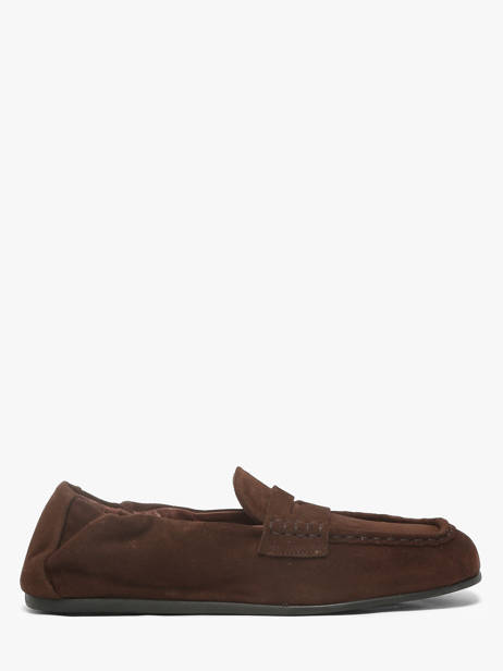 Mocassins En Cuir Pavement Marron women 1