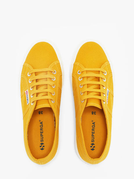 Sneakers Superga Jaune accessoires 10AYS vue secondaire 3