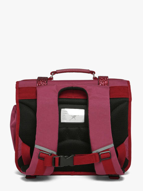 Satchel For Kids 2 Compartments Cameleon Violet vintage fantasy CA35 other view 5