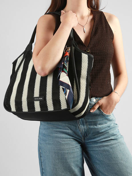 Sac Porté épaule Calvi David jones Noir calvi CM8442 vue secondaire 1