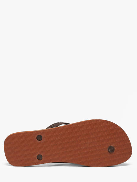 Tongs Brasil Logo Havaianas Marron men 4110850H vue secondaire 4