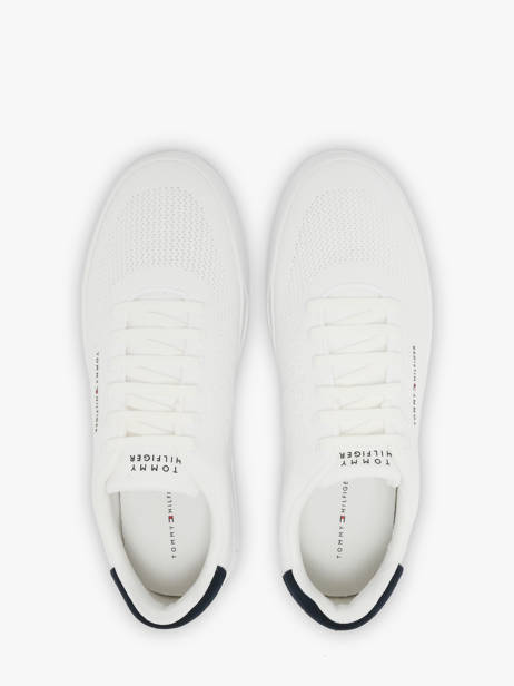 Sneakers En Cuir Tommy hilfiger Blanc men 5823YBS vue secondaire 3