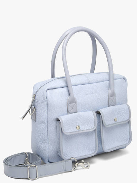 Sac Le Dandy Lavande Cuir Paul marius Bleu lavande DANDYLAV vue secondaire 1