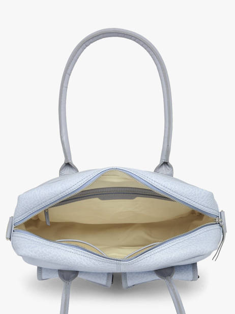 Sac Le Dandy Lavande Cuir Paul marius Bleu lavande DANDYLAV vue secondaire 2