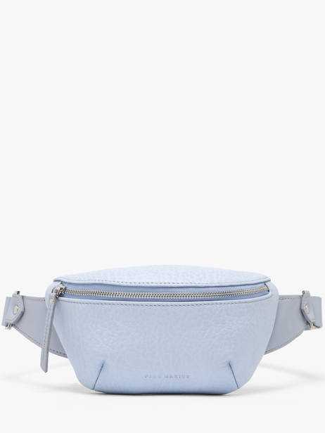 Sac Banane Lavande Cuir Paul marius Bleu lavande BANASLAV