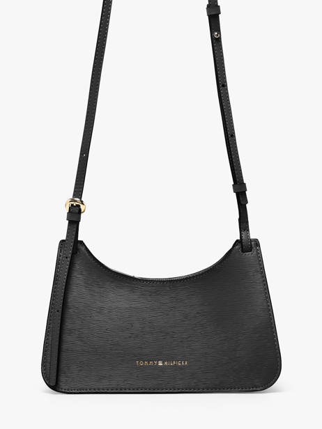 Sac Bandoulière Th Modern Polyurethane Tommy hilfiger Noir th modern AW18619 vue secondaire 2