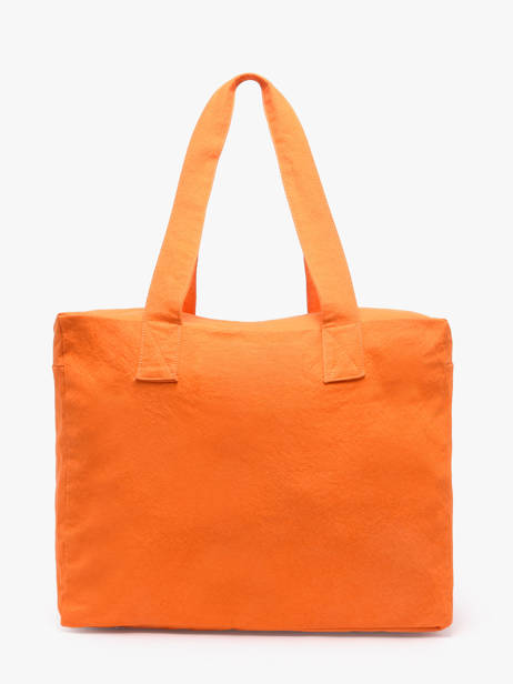 Shoulder Bag Célestins Recycled Coton Rivedroite Orange timeless CELESTIM other view 4