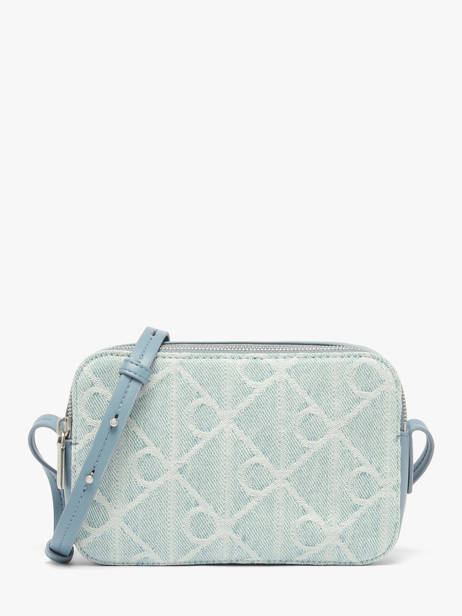 Sac Bandoulière Emblem Denim Coton Calvin klein jeans Bleu emblem denim 4F3430G