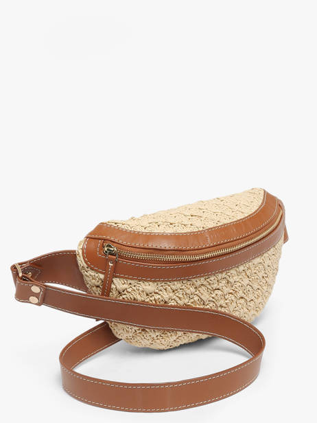 La Banane Raphia Et Cuir Paul marius Beige raphia BANANRAP vue secondaire 1