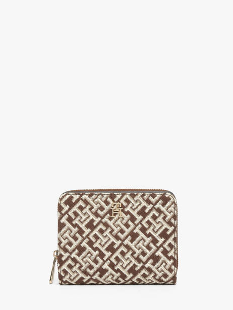 Portefeuille Tommy hilfiger Marron th icon AW18759