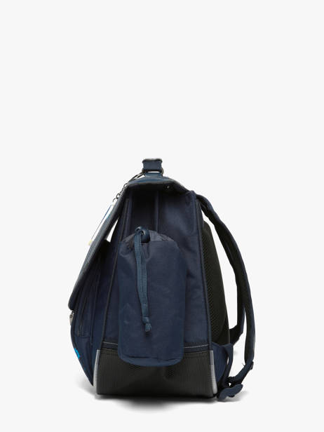 Cartable 2 Compartiments Tann's Bleu les fantaisies g 44151 vue secondaire 2