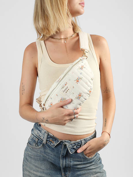 Sac Banane Miniprix Beige amour S048 vue secondaire 1