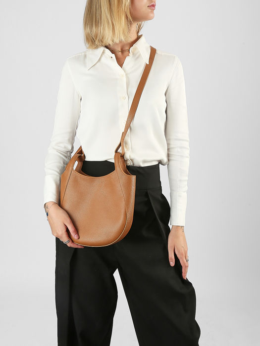 Longchamp Le foulonné Messenger bag Brown