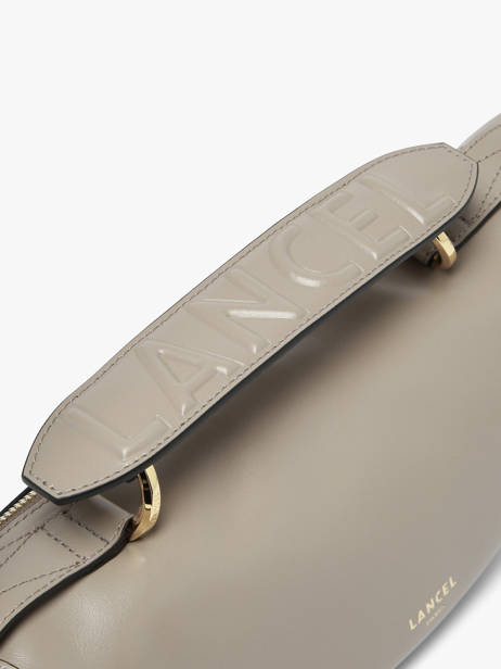 Small Leather Origami Crossbody Bag Lancel Gray origami A12527 other view 2