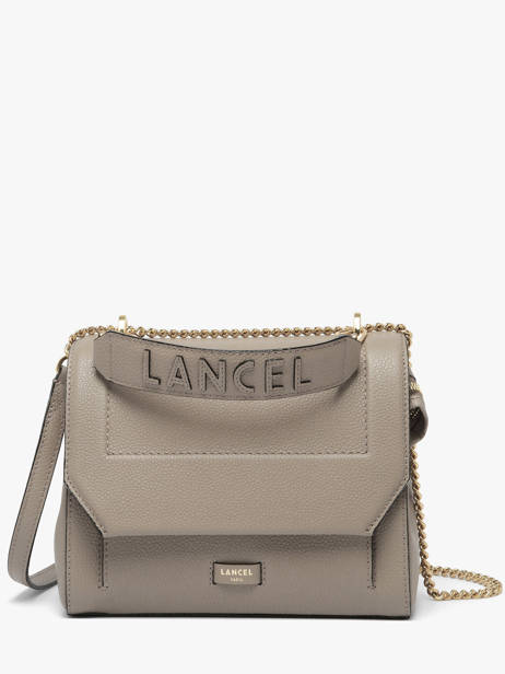 Top Handle M Ninon Leather Lancel Gray ninon A09222