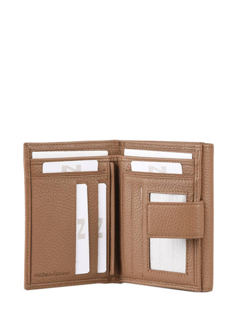 Leather Original N Wallet 2 Compartments Nathan baume Brown original n 413N other view 1