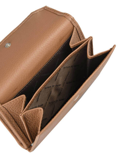 Leather Original N Wallet 2 Compartments Nathan baume Brown original n 413N other view 3