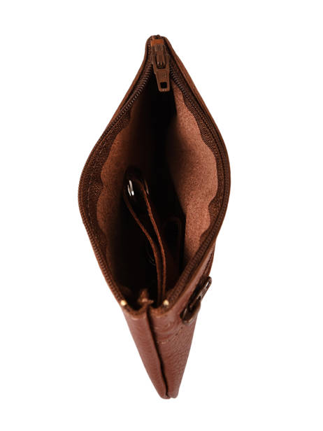 Porte-monnaie Madras Cuir Etrier Marron madras EMAD612 vue secondaire 1