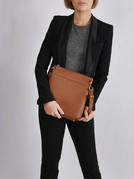 Crossbody Bag Tiki Mini Leather Nathan baume Brown victoria N1910586 other view 1