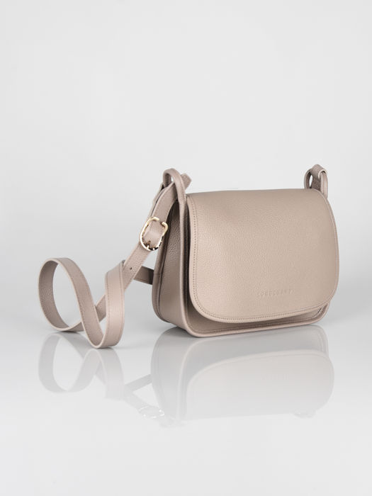 Longchamp Le foulonné Messenger bag Gray