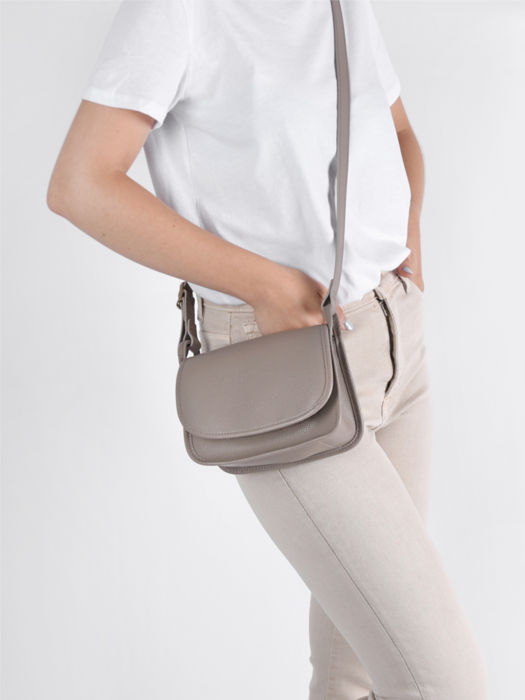 Longchamp Le foulonné Messenger bag Gray