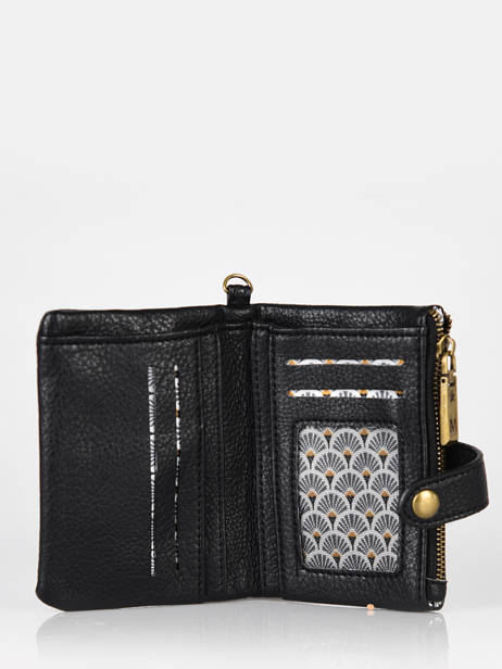Coin Purse With Card Holder Soft Miniprix Black soft 376 other view 1
