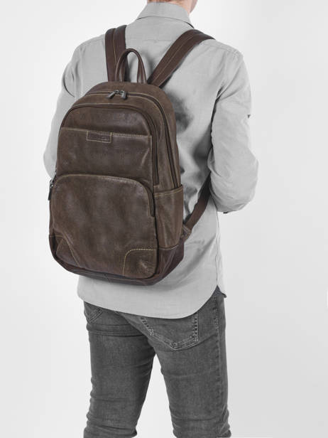 Leather Joseph Business Backpack Arthur & aston Brown marco 16 other view 1