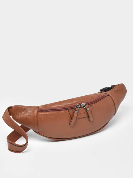 Sac Banane Flandres Cuir Etrier Marron flandres EFLA735M vue secondaire 2