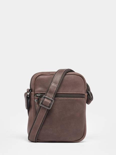 Sac Bandoulière Spider Cuir Etrier Marron spider ESPI704S vue secondaire 4