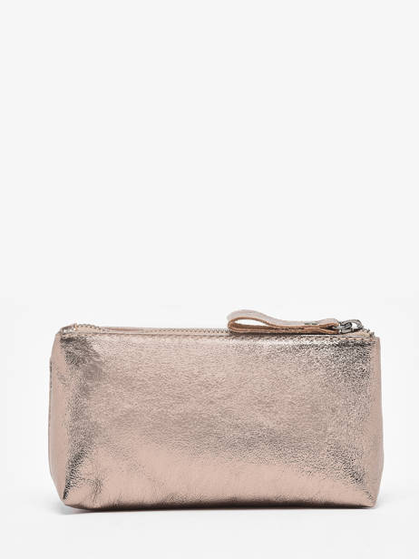 Zipped Leather Nine Pouch Milano Brown nine NI22114N other view 2