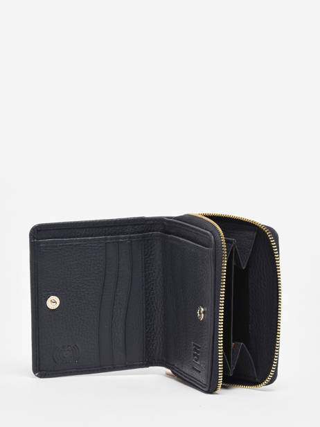 Portefeuille Cuir Crinkles Bleu caviar 14250 vue secondaire 1