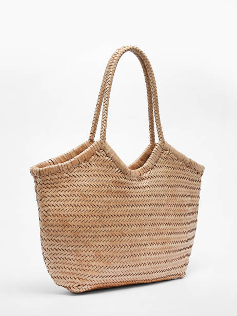 Shoulder Bag Goa Leather Basilic pepper Beige goa BGOA01 other view 4